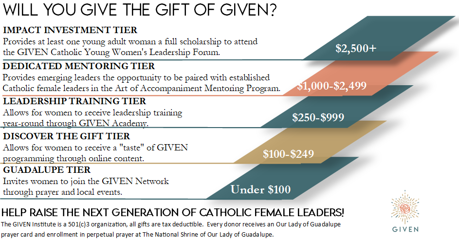 giving tuesday tiers